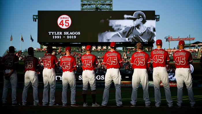 Angels' employee says team knew about Tyler Skaggs's drug use